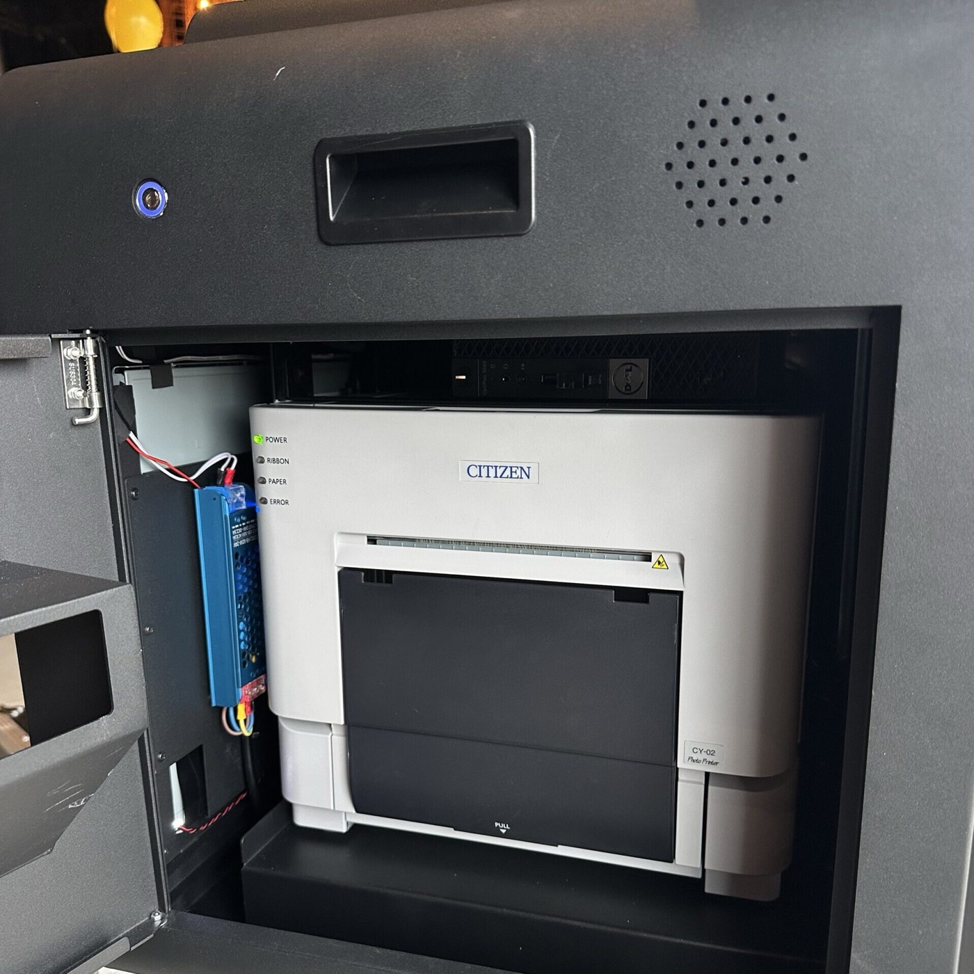 Citizen sublimatieprinter in de photobooth
